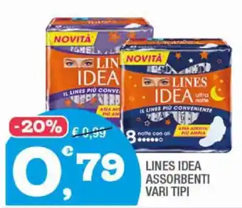 Splendidi e Splendenti LINES IDEA ASSORBENTI offerta