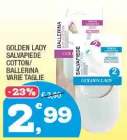Splendidi e Splendenti Golden Lady Salvapiede Cotton/Ballerina offerta