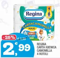 Splendidi e Splendenti Regina Carta Igienica Camomilla offerta