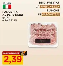 Alì Supermercati Pancetta al Pepe Nero offerta
