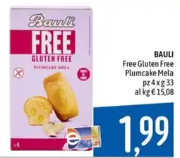 Emisfero BAULI Free Gluten Free Plumcake Mela offerta