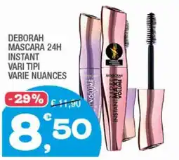 Splendidi e Splendenti DEBORAH MASCARA 24H INSTANT VARI TIPI offerta