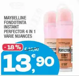 Splendidi e Splendenti MAYBELLINE FONDOTINTA INSTANT PERFECTOR 4 IN 1 offerta