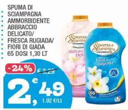 Splendidi e Splendenti Spuma di Sciampagna Ammorbidente offerta