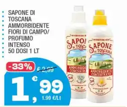 Splendidi e Splendenti Sapone di Toscana Ammorbidente offerta