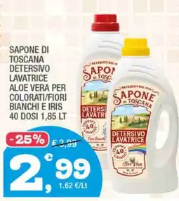 Splendidi e Splendenti Sapone di Toscana Detersivo Lavatrice offerta