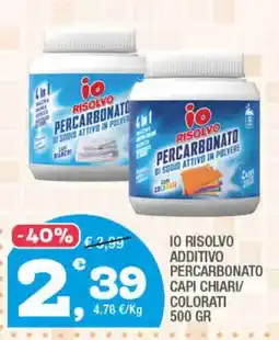 Splendidi e Splendenti IO RISOLVO PERCARBONATO offerta
