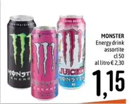Emisfero MONSTER Energy drink assortite offerta