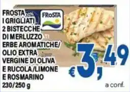 DEM Frosta I Grigliati 2 Bistecche di Merluzzo offerta