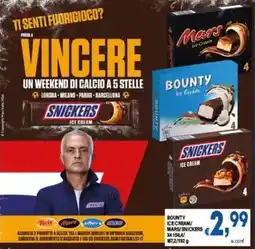 DEM Bounty Ice Cream / Snickers Ice Cream offerta