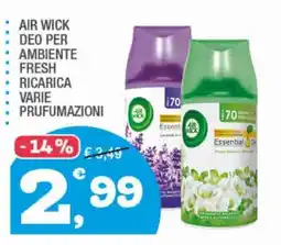 Splendidi e Splendenti AIR WICK DEO PER AMBIENTE FRESH offerta
