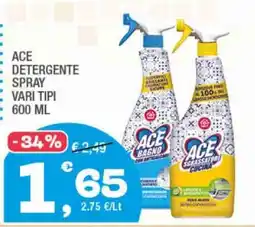Splendidi e Splendenti ACE DETERGENTE SPRAY offerta