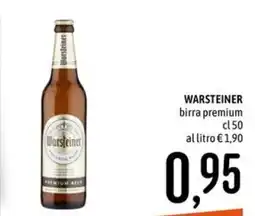 Emisfero WARSTEINER birra premium offerta