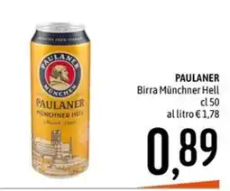 Emisfero PAULANER Birra Münchner Hell offerta