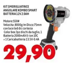 MEGA KIT SMERIGLIATRICE ANGOLARE KOMBO SMART offerta