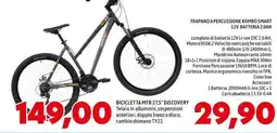 MEGA BICICLETTA MTB 27,5" DISCOVERY offerta