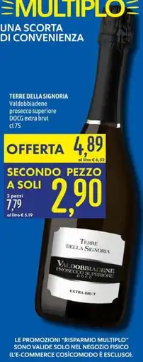 Emisfero Terre della Signoria Valdobbiadene Prosecco Superiore DOCG Extra Brut offerta