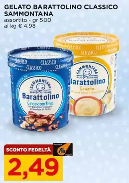 Alì Supermercati Gelato Barattolino Classico Sammontana offerta