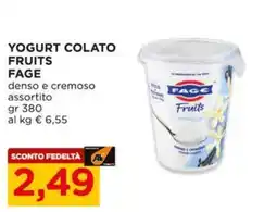Alì Supermercati YOGURT COLATO FRUITS FAGE offerta