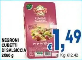 DEM Negroni Cubetti di Salsiccia offerta