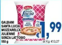 DEM Galbani Santa Lucia Mozzarella Julienne Senza Lattosio offerta