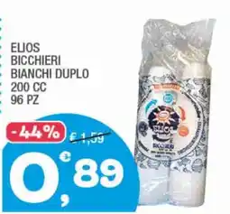 Splendidi e Splendenti ELIOS BICCHIERI BIANCHI DUPLO offerta