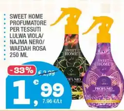 Splendidi e Splendenti Sweet Home Profumatore per tessuti offerta