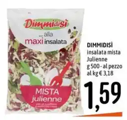 Emisfero DIMMIDISI insalata mista julienne offerta