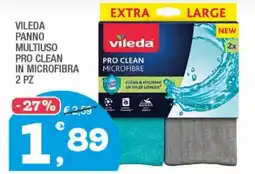 Splendidi e Splendenti VILEDA Panno Multiuso Pro Clean Microfibra offerta