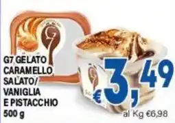 DEM G7 GELATO CARAMELLO SALATO/VANIGLIA E PISTACCHIO offerta