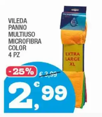 Splendidi e Splendenti VILEDA Panno Multiuso Microfibra Color offerta