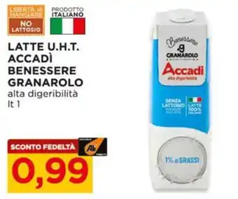 Latte U.H.T. Accadì Benessere Granarolo