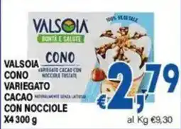 DEM VALSOIA CONO VARIEGATO CACAO CON NOCCIOLE offerta