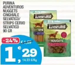 Splendidi e Splendenti Purina Adventuros Nuggets Cinghiale Selvatico/Strips Selvatico offerta