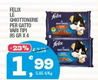 Splendidi e Splendenti FELIX LE GHIOTTONERIE PER GATTO offerta