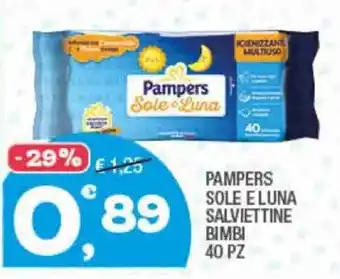 Splendidi e Splendenti Pampers Sole e Luna Salviettine Bimbi offerta