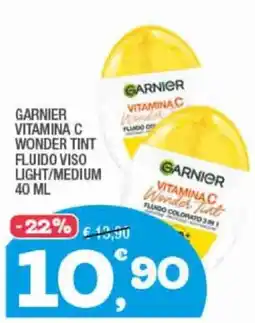 Splendidi e Splendenti GARNIER VITAMINA C WONDER TINT FLUIDO VISO offerta