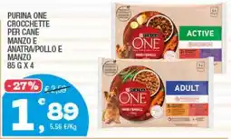 Splendidi e Splendenti Purina One Crocchette per cane offerta
