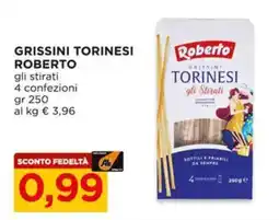 Alì Supermercati GRISSINI TORINESI ROBERTO gli stirati offerta