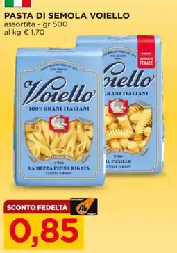 Alì Supermercati Pasta di semola Voiello offerta