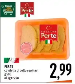 Emisfero SELEZIONE Perte cotoletta di pollo e spinaci offerta