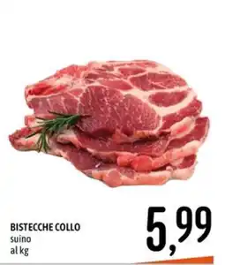 Emisfero BISTECCHIE COLLO suino offerta