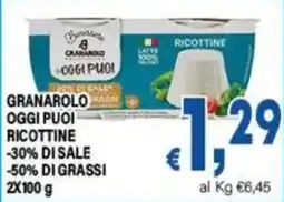 DEM GRANAROLO RICOTTINE offerta