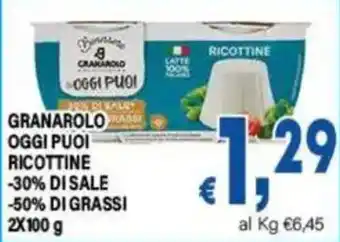 DEM GRANAROLO RICOTTINE offerta