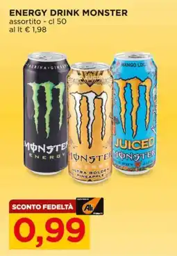 Alì Supermercati ENERGY DRINK MONSTER offerta