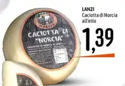 Emisfero Caciotta di Norcia LANZI offerta