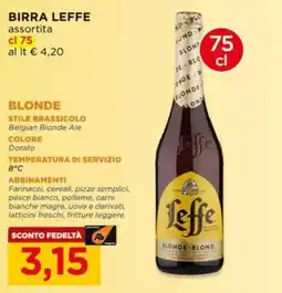 Alì Supermercati Birra Leffe offerta