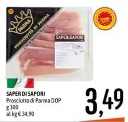 Emisfero SAPER DI SAPORI Prosciutto di Parma DOP offerta