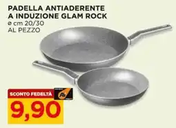 Alì Supermercati Padella antiaderente a induzione Glam Rock offerta