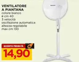 Alì Supermercati VENTILATORE A PIANTANA improve offerta